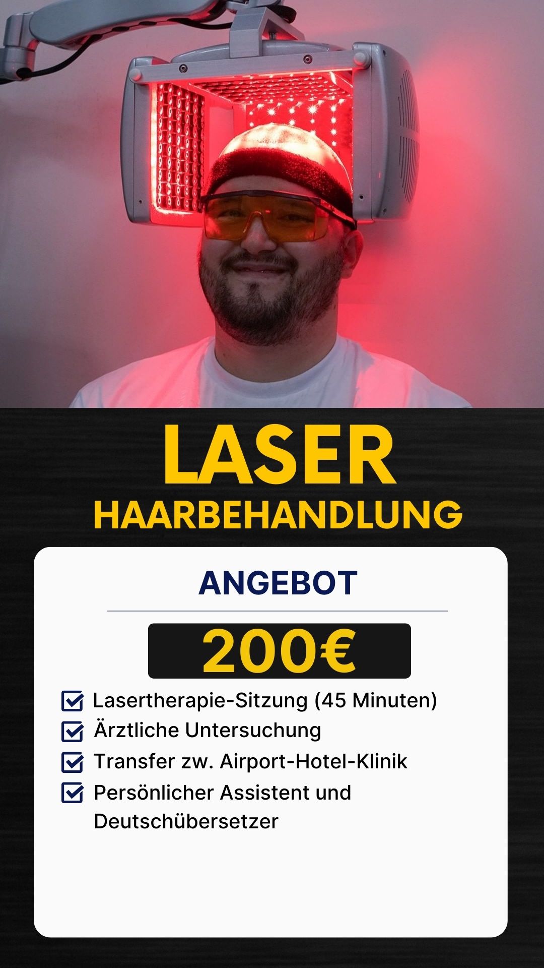 LASER-HAARBEHANDLUNG