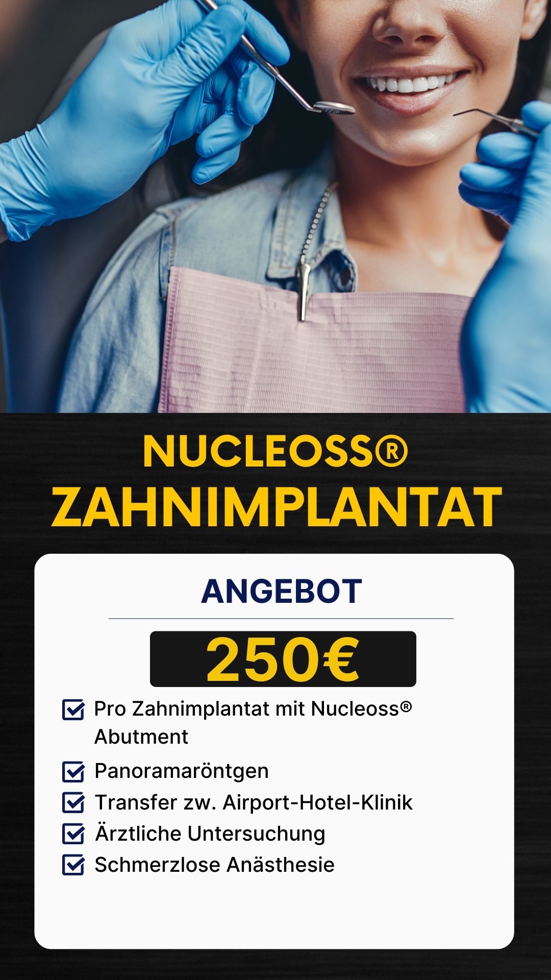 NUCLEOSS®-Zahnimplantat