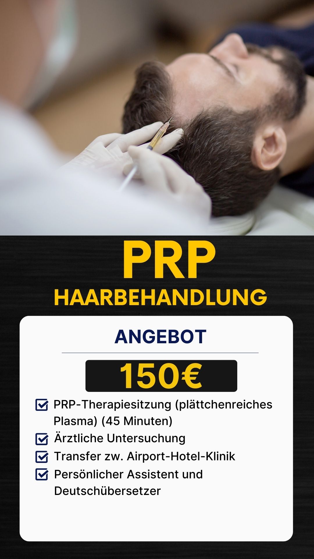 PRP-Haarbehandlung