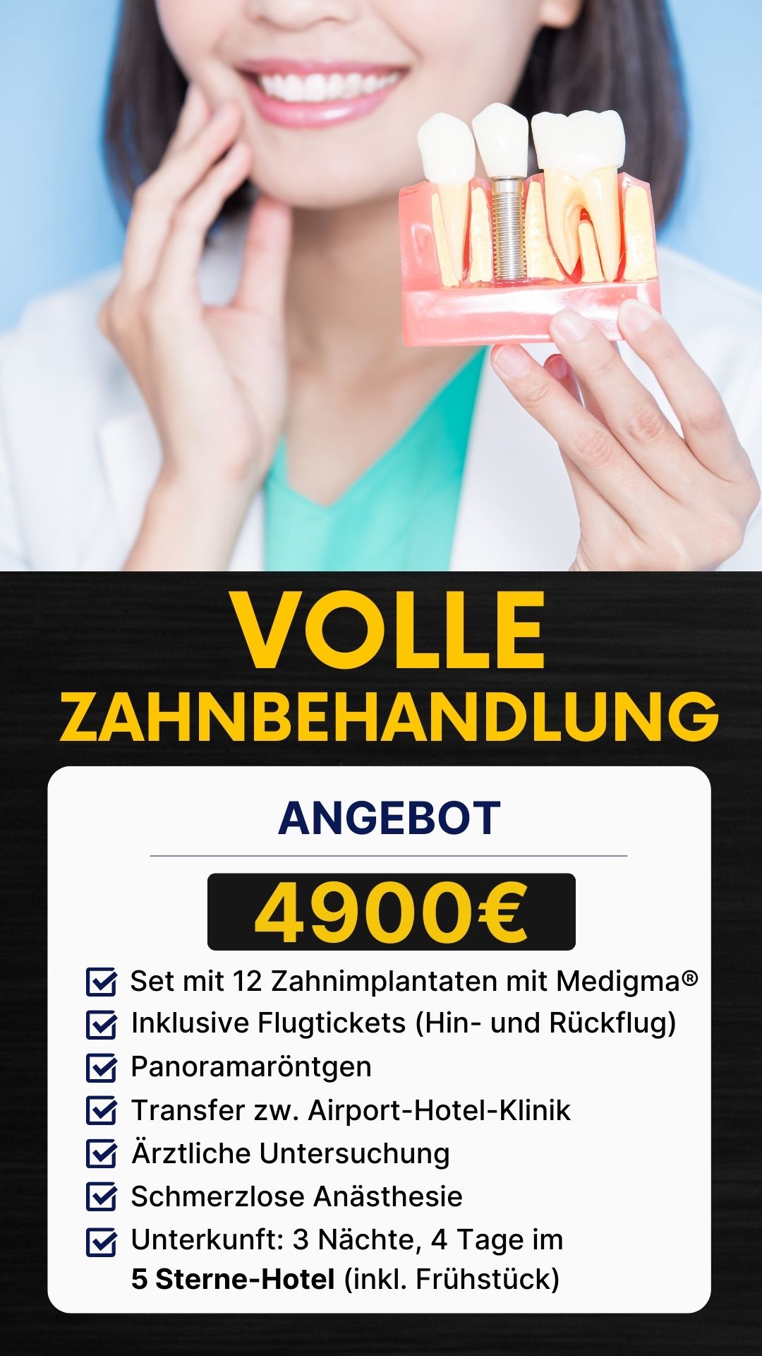 VOLLE-ZAHNBEHANDLUNG