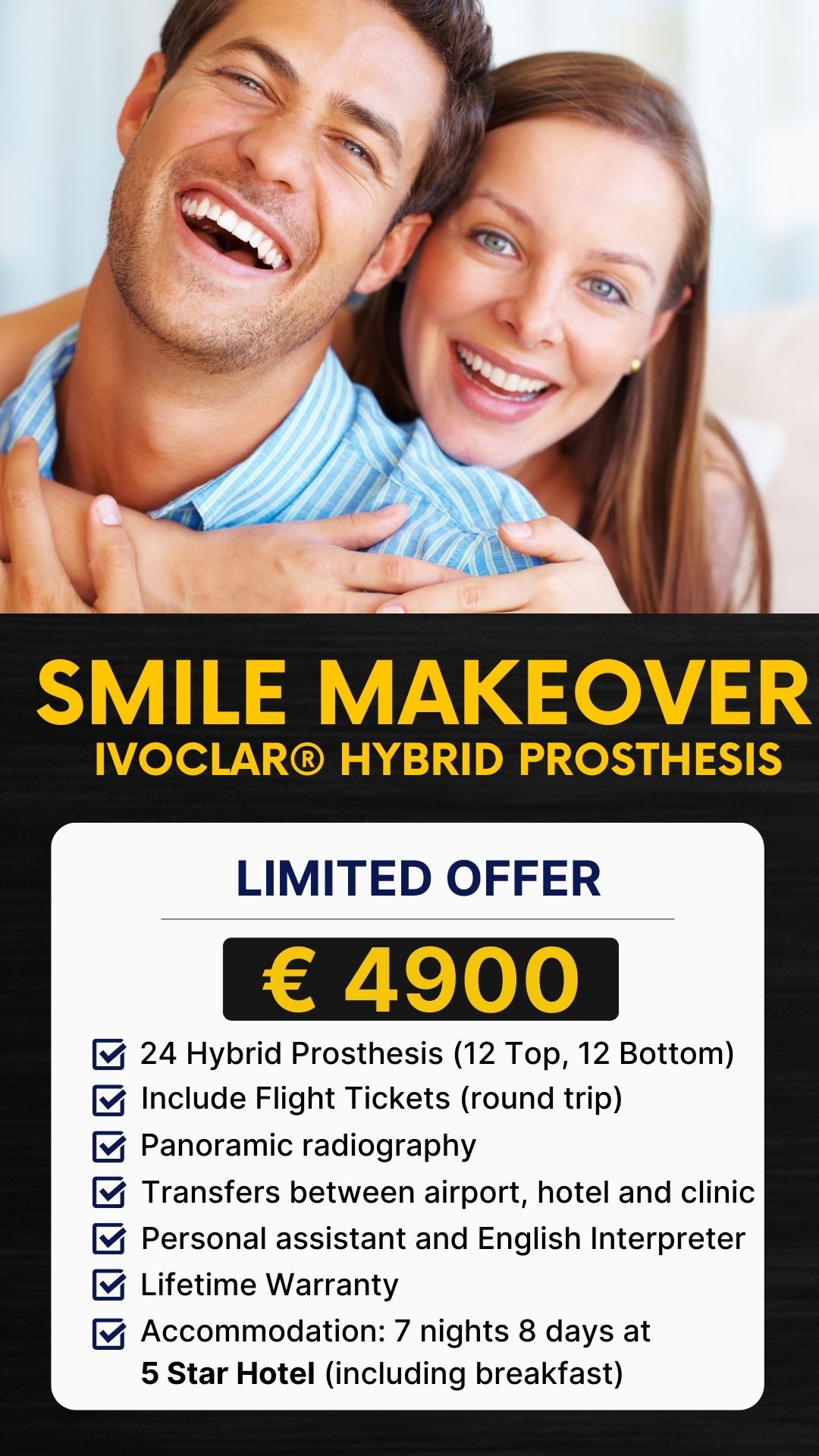 smile-makeover-ivoclar®-Hybrid-Prosthesis